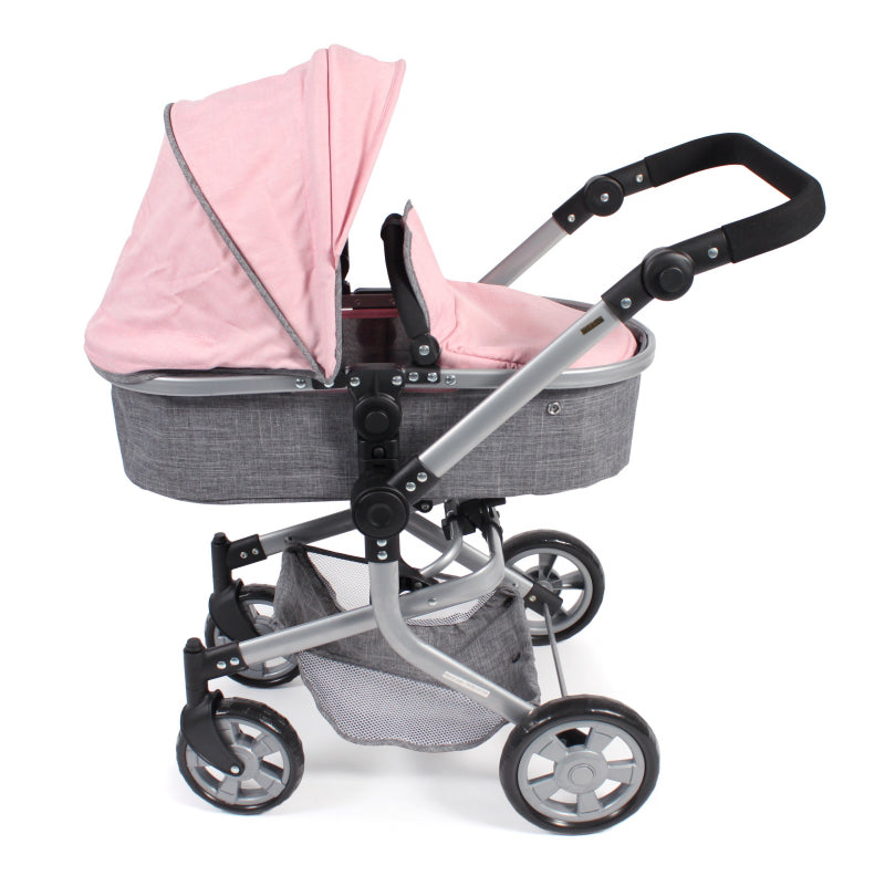 Bayer chic landau pour poupée Mika combi (gris rose clair)