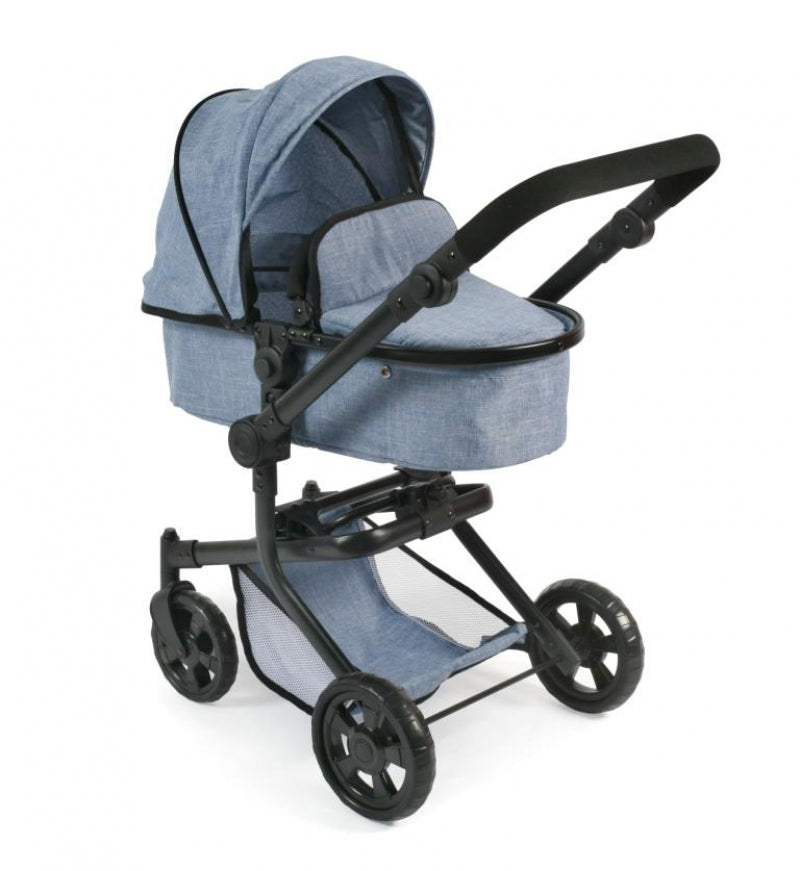 Bayer chic landau pour poupée mika combi (bleu jean)