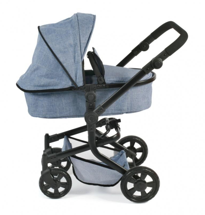 Bayer chic landau pour poupée mika combi (bleu jean)