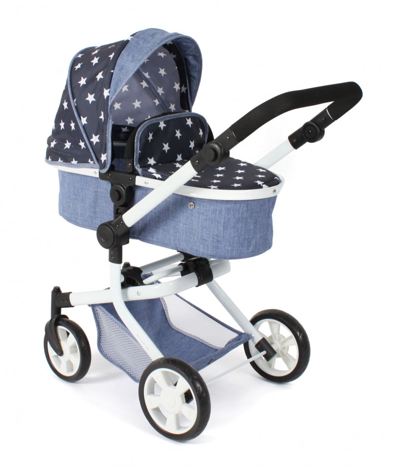 Bayer chic landau pour poupée mika combi (étoiles marine)