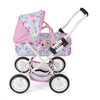 Bayer chic landau pour poupée smarty (fleurs blanc rose)