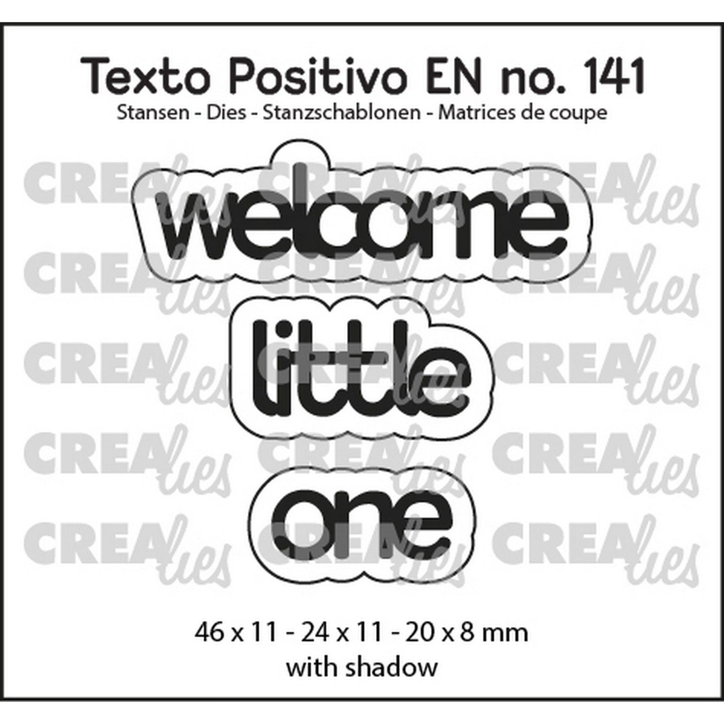 Crealies • texto positivo stans bienvenue petit