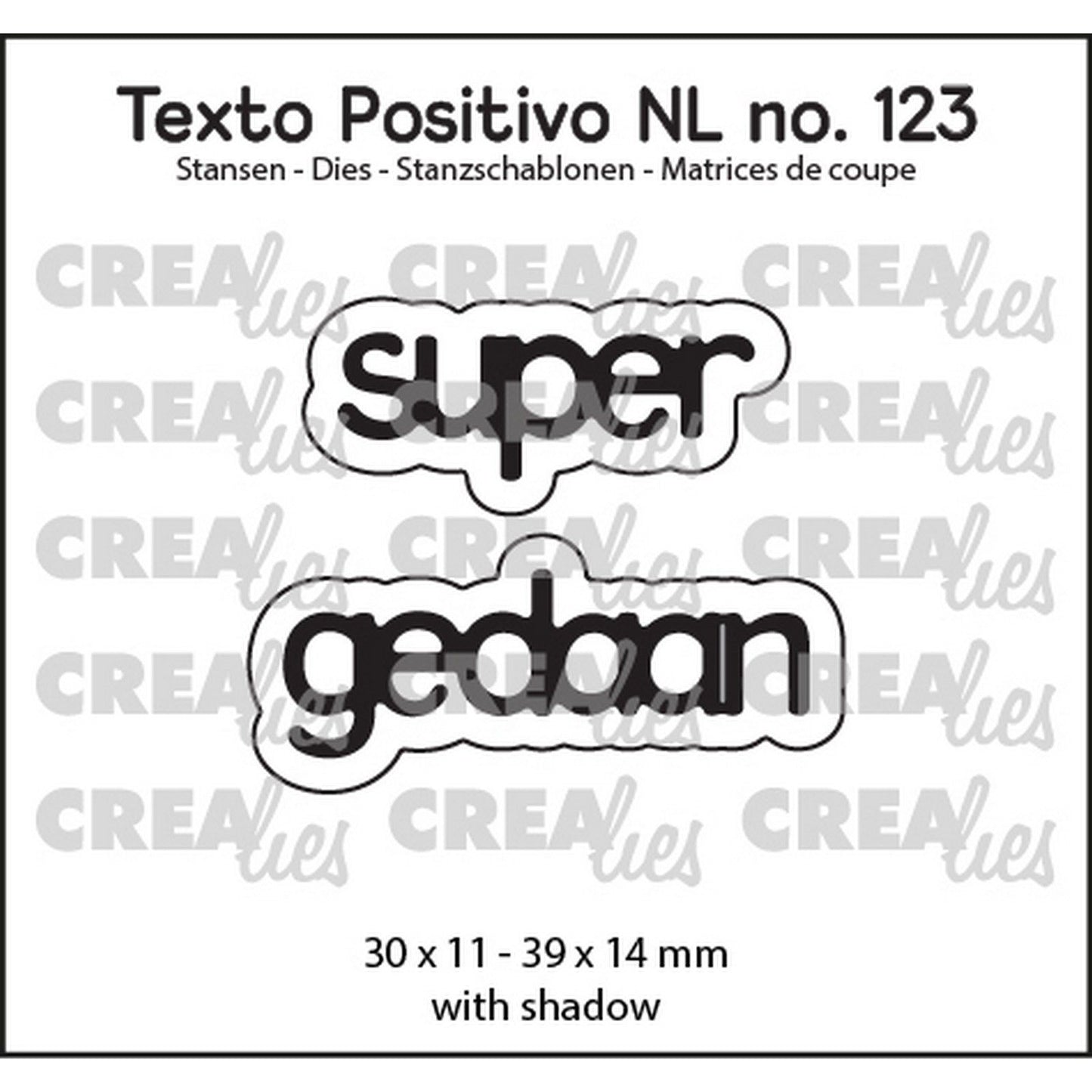 Crealies • texto positivo en dies excellent travail