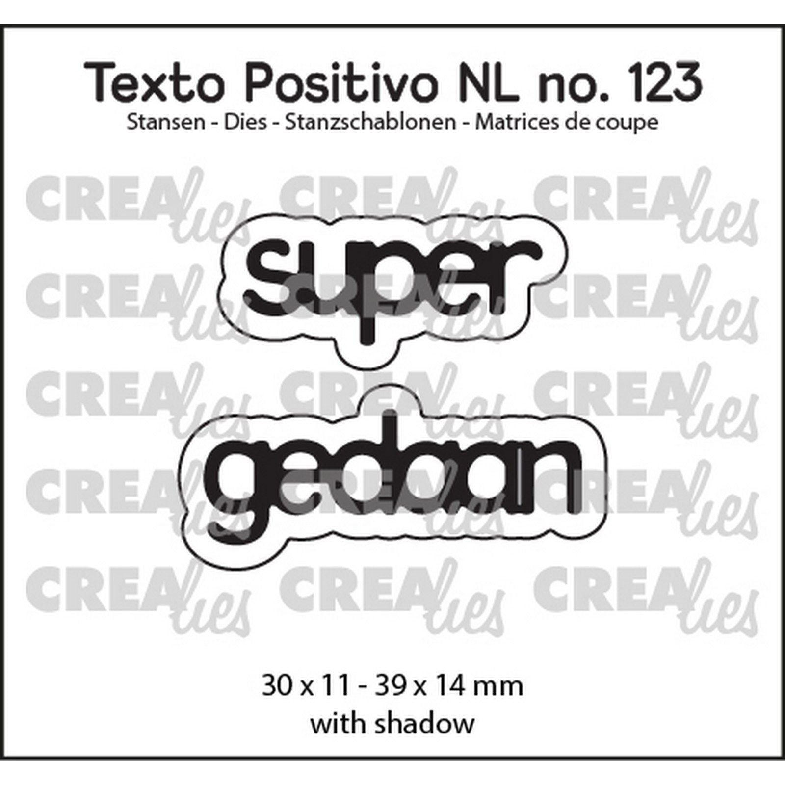 Crealies • texto positivo en dies excellent travail