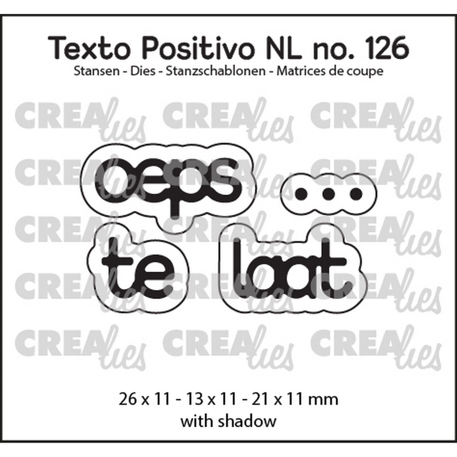 Crealies • matrice de découpe oups…. trop tard