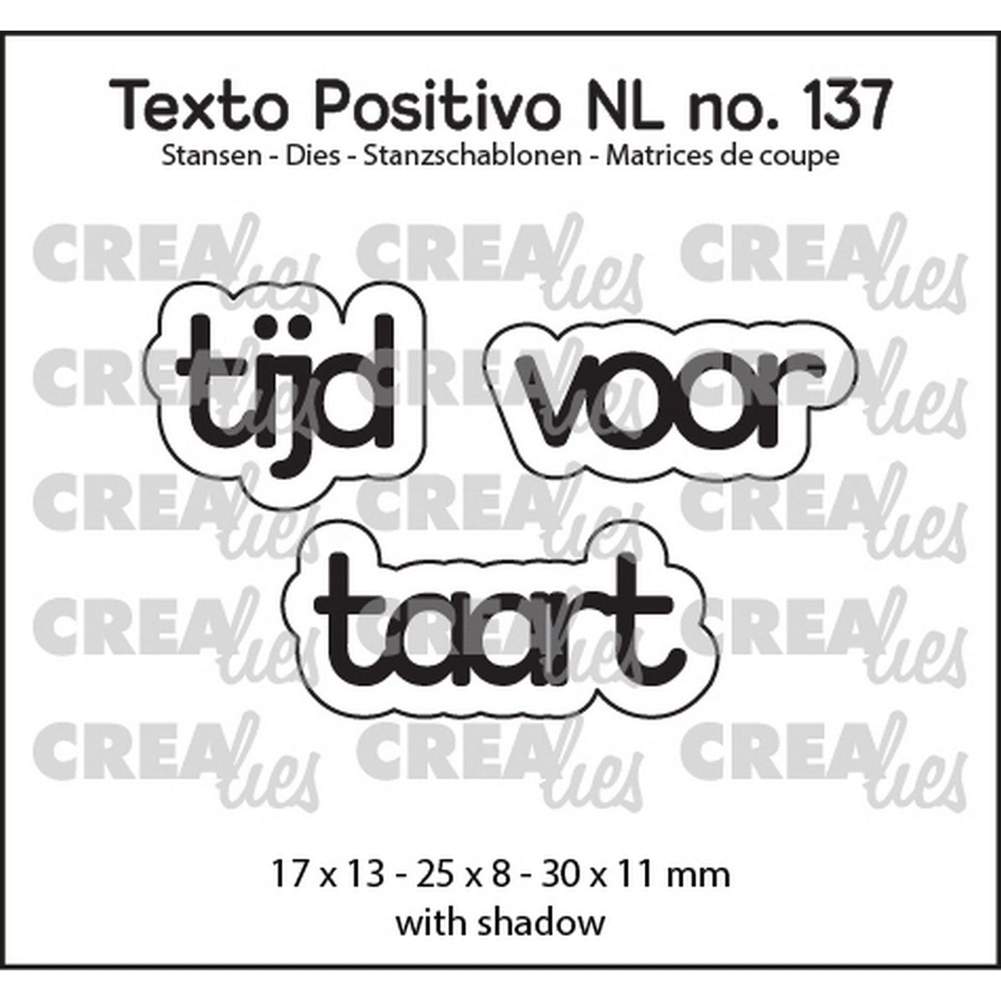 Crealies • texto positivo l'heure du gâteau