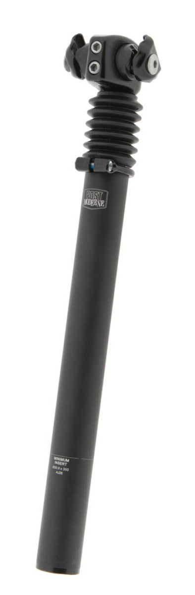 Post modern tige de selle à suspension post moderne pm-207 350 30.9, noir mat