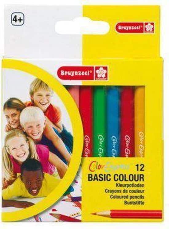 Bruynzeel mini crayons de couleur 12 pièces