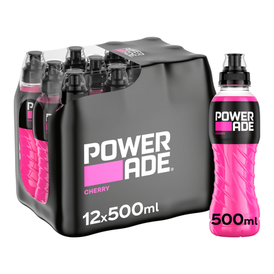 Bouchon cerise Powerade (12x 500ml)