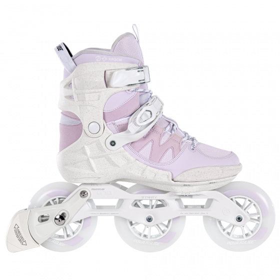 patins à roues alignées Phuzion Argon 110 botte souple 83A blanc rose taille 37