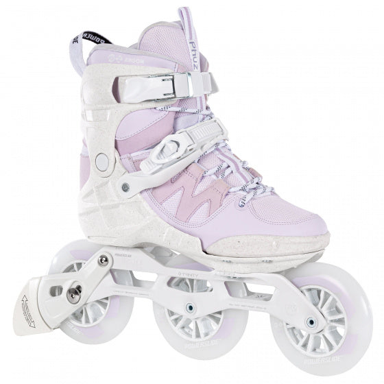 patins à roues alignées Phuzion Argon 110 botte souple 83A blanc rose taille 37