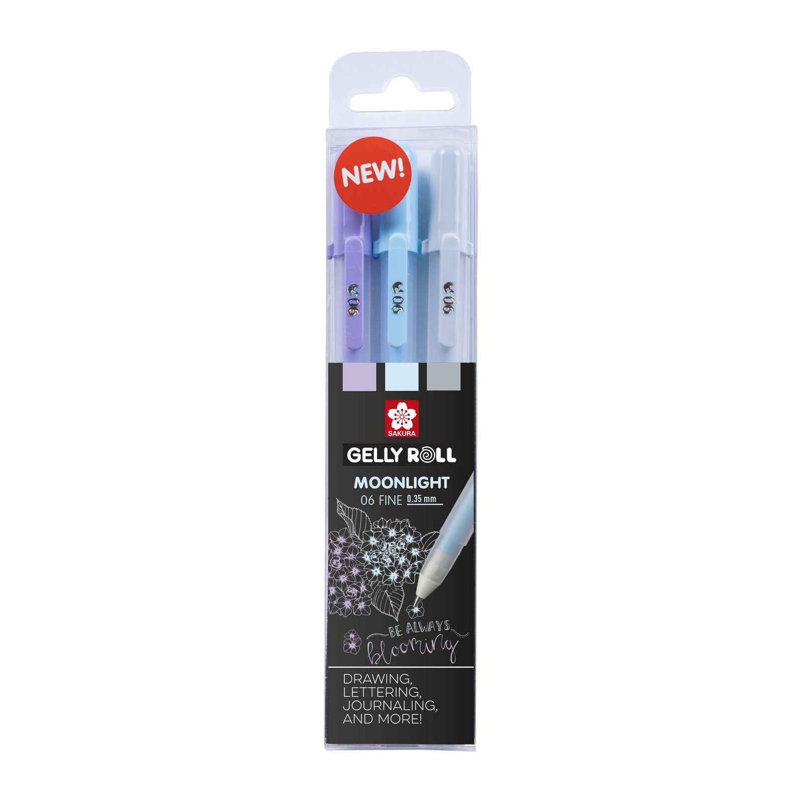 Sakura • stylo gel gelly roll clair de lune calme