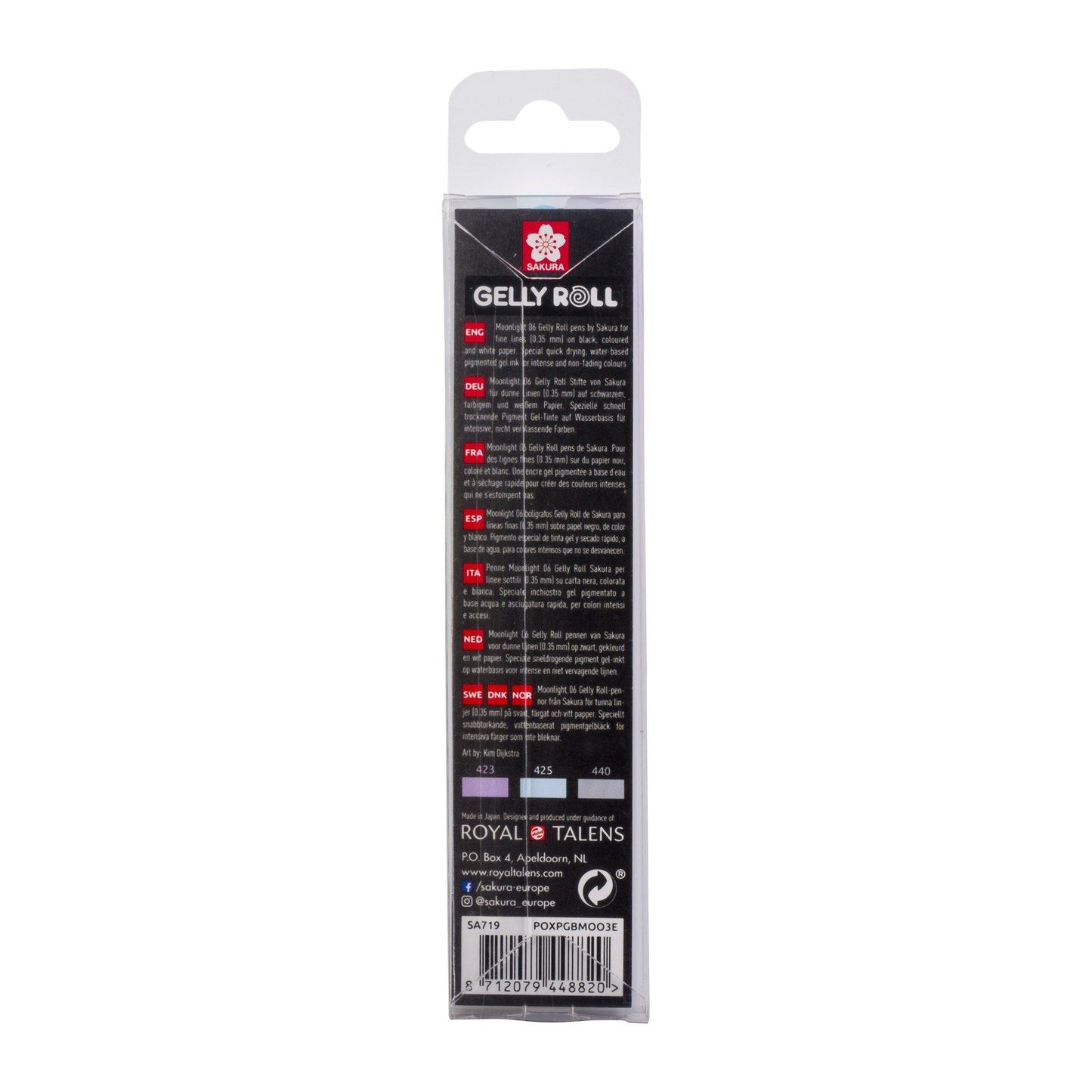 Sakura • stylo gel gelly roll clair de lune calme