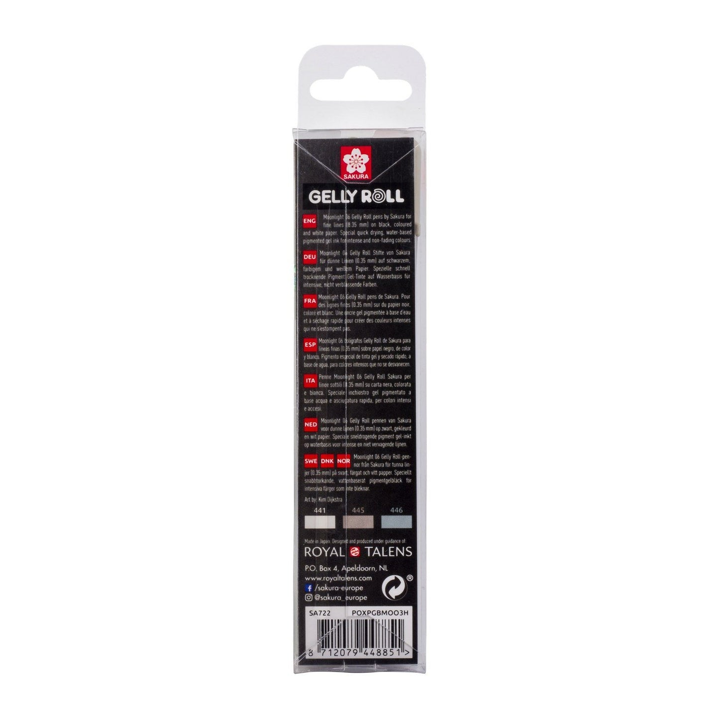 Sakura • stylo gel gelly roll clair de lune urbain