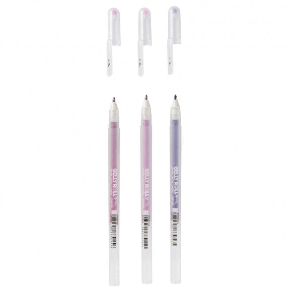 Sakura • stylo gel gelly roll stardust paillettes bonbons 3 pièces