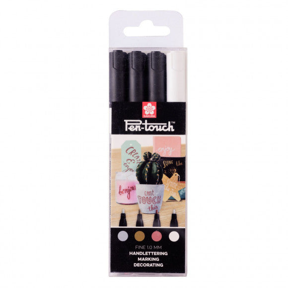 Sakura • feutres fins au toucher, 4 pièces