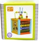 Cube d'activité avec cadre en perles de bois Primi Passi de Jonotoys