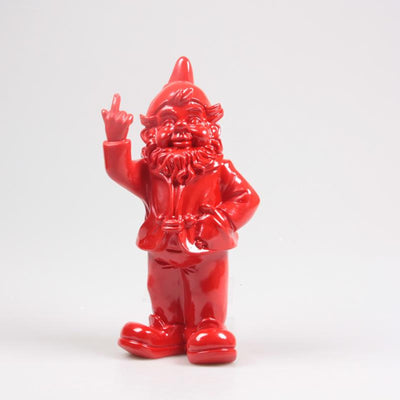 Stoobz design stoobz gnome va te faire foutre rouge 16x12x32cm