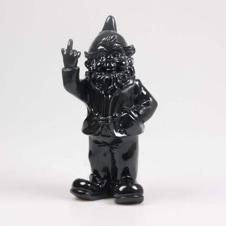 Stoobz design stoobz gnome va te faire foutre noir 16x32cm