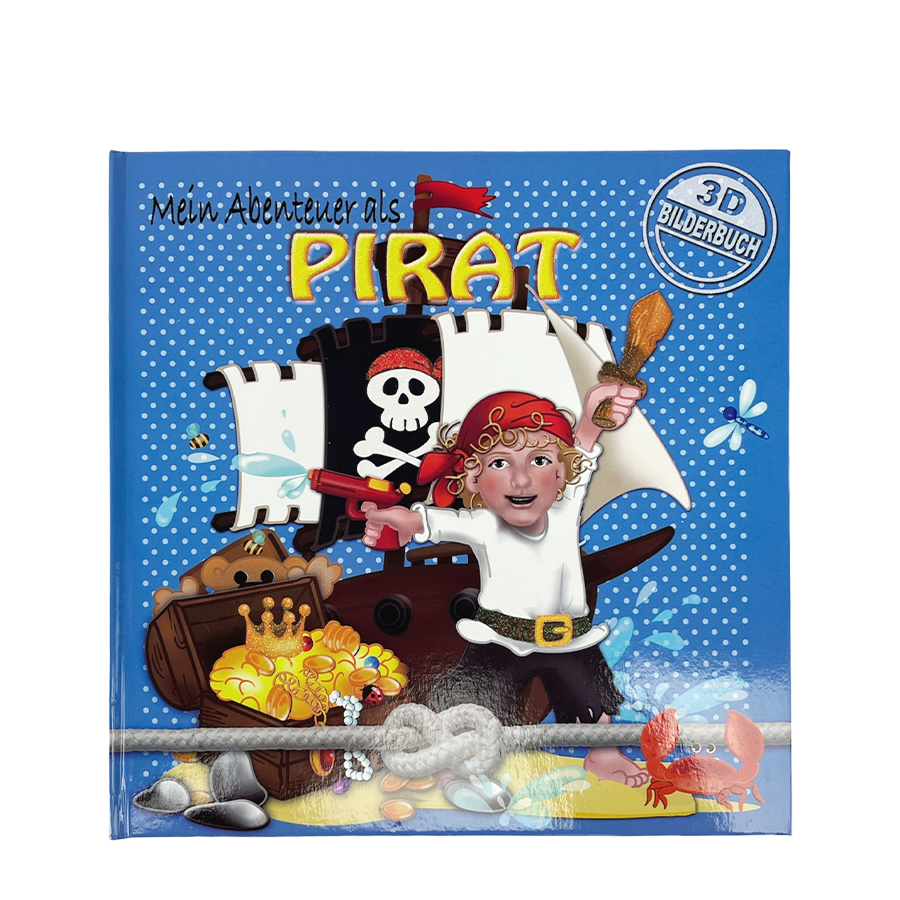 Livre d'images 3D pirate allemand