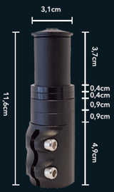 Extension de tige devant 116 mm - afbeelding 2