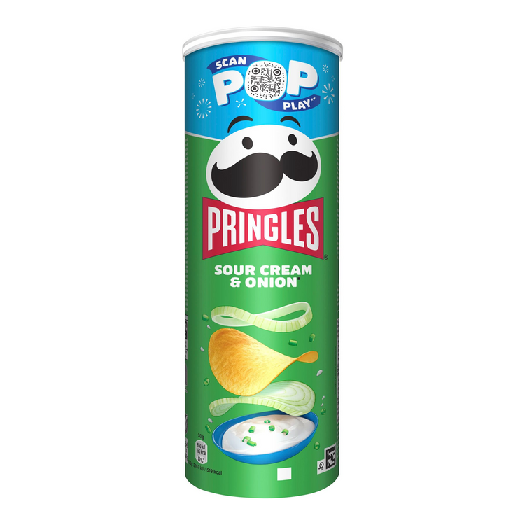 Pringles oignon crème sure (19x 165gr)