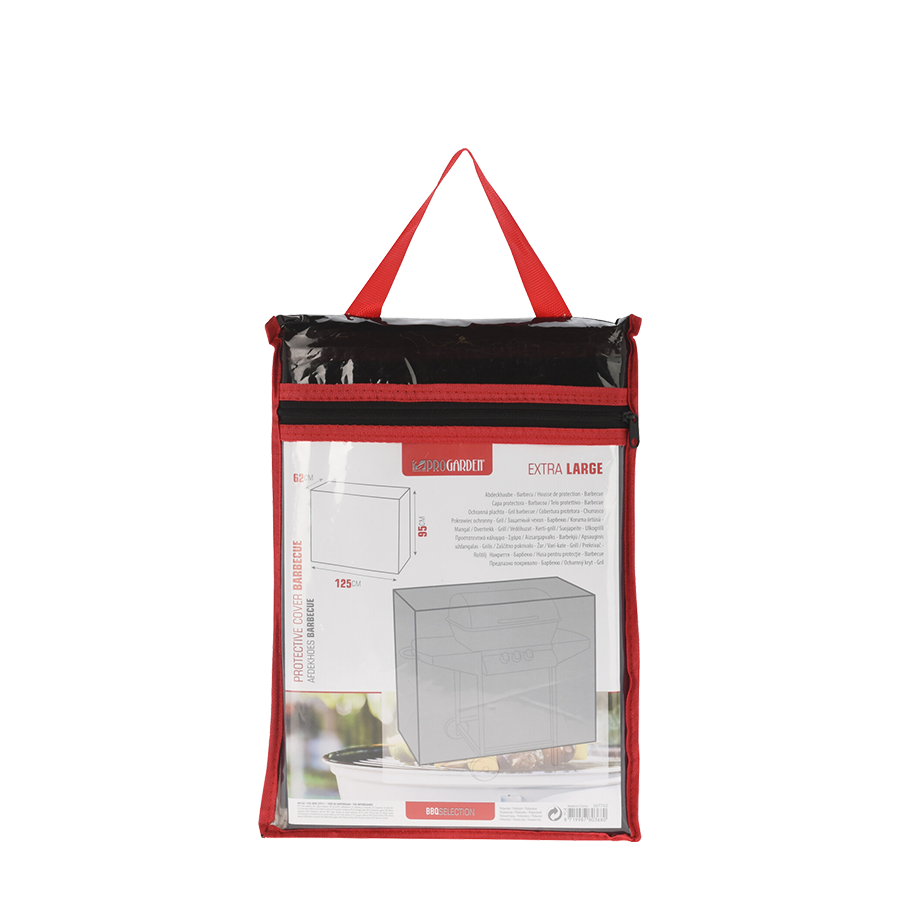 Housse pour barbecue de jardin Pro 125x62x95cm
