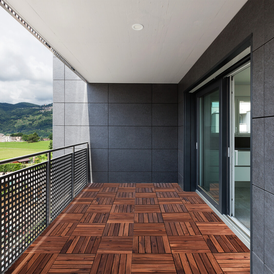 Carrelage terrasse de jardin Pro doublé 30x30cm 9 pièces
