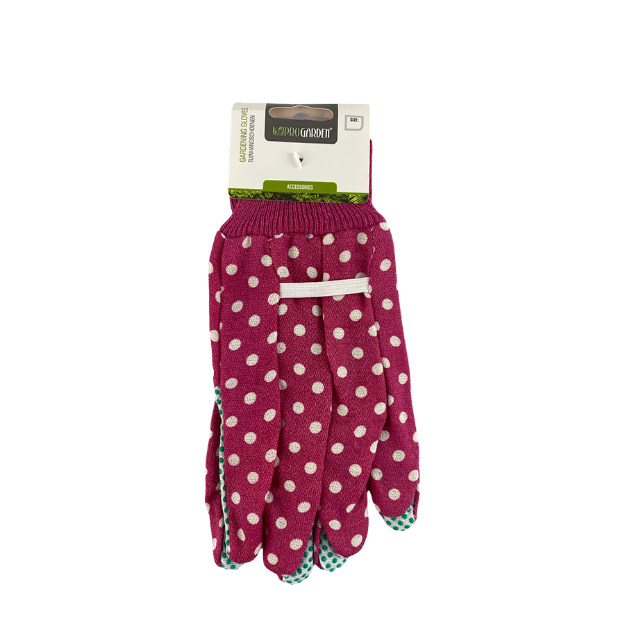 Gants de jardinage Pro garden bordeaux taille m