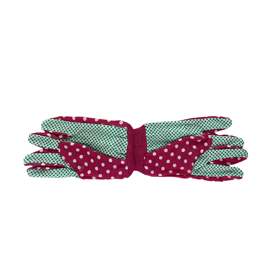 Gants de jardinage Pro garden bordeaux taille m