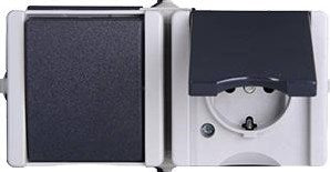 Proaqa kopp swd interrupteur combiné en saillie horizontal - 4628140