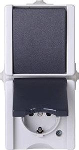 Proaqa kopp swd interrupteur combiné en saillie vertical - 4628130