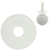 Stjernsund anneau de bougie loua blanc brillant 9 cm | 24 pièces