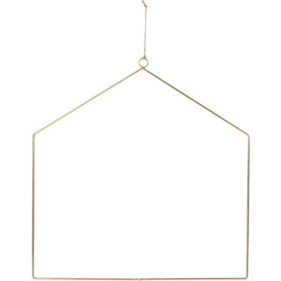 H s collection décoration suspendue maison couleur or 42 cm | 12 pièces