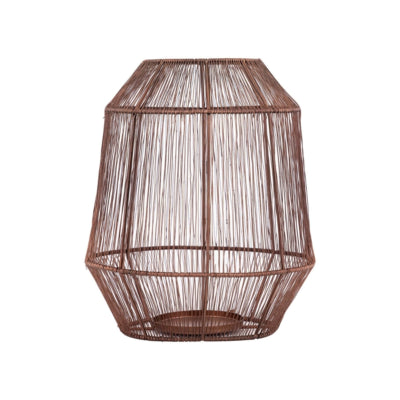 Ptmd lanterne justy s couleur cuivre 27 cm | 4 pièces
