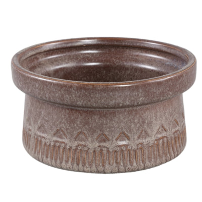 Ptmd rail de pot de fleur bas l marron foncé 19,5 cm | 6 pièces