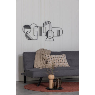 Woood bepurehome bol joah métal noir 35 cm | 4 pièces