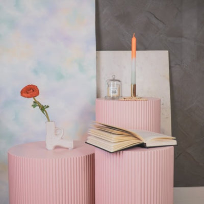 Vase Housevitamin crème 12 cm | 6 pièces
