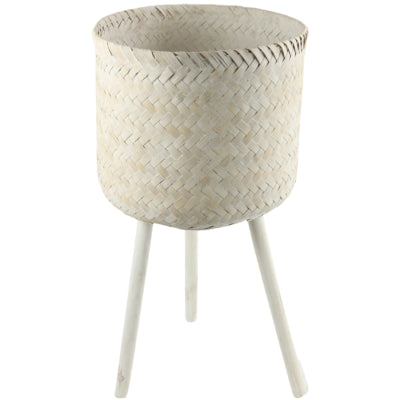 Pot de fleur Countryfield sur pied rosita crème 73 cm | 2 pièces