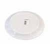 Pic assiettes jetables orange blanc 23 cm 8 pièces | 48 pièces