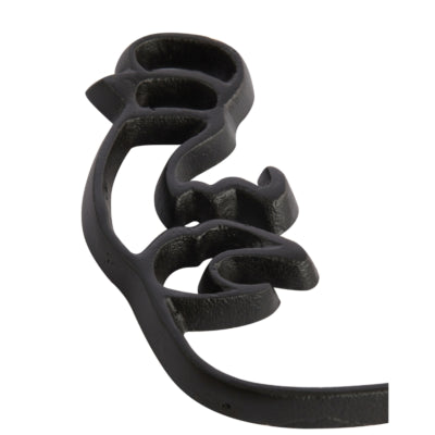Décoration murale lumineuse vivante visage noir 38 cm | 6 pièces