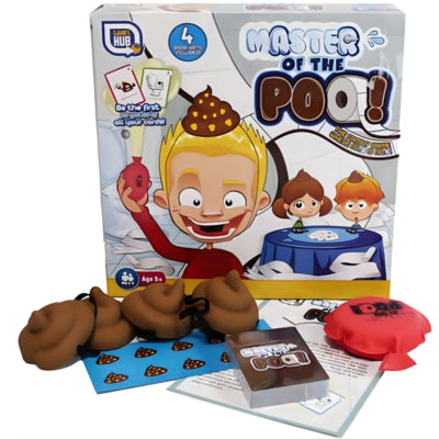 Jeu de cartes Grafix maître du caca 27 cm | 6 pièces