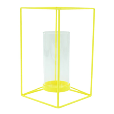Lanterne Housevitamin jaune 25 cm | 6 pièces