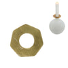 Stjernsund kaarsenring loua messingkleurig 5,5 cm | 48 pièces