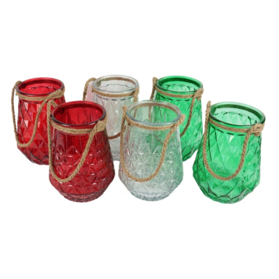 Lanterne rythme 22 cm 6 assortis | 210 pièces