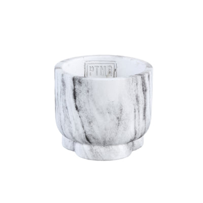 Ptmd pot de fleur marmy blanc xs 9 cm | 12 pièces