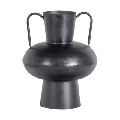 Vase Woood vere métal noir 37 cm | 4 pièces