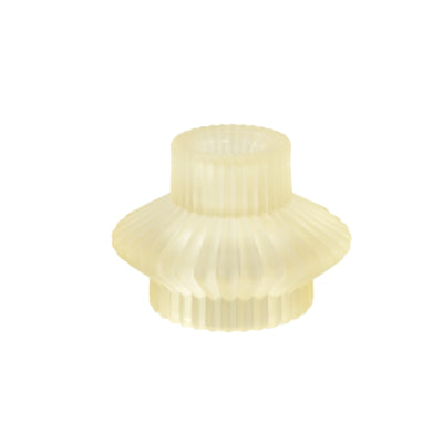 Ptmd bougeoir milandi duo beige mat 6 cm | 12 pièces