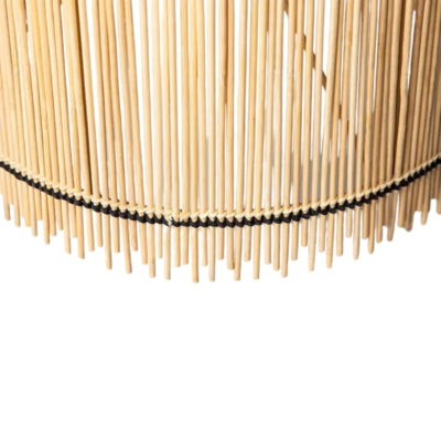 Hkliving (r) abat-jour cône bambou 45 cm | 2 pièces