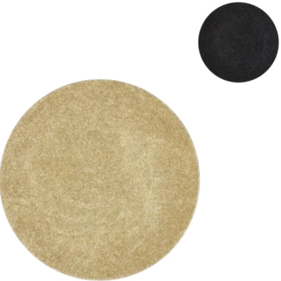 Assiette décorative mélamine brillante noir doré 28 cm 2 assortis | 18 pièces